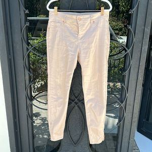 Ted Baker! Light Pink Shiny “Leather” feel Skinny Jeans! Size: 30